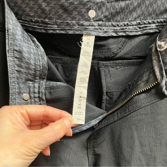 Lululemon Athletica nylon men trouser pants Sz 32 - Picture 7 of 12